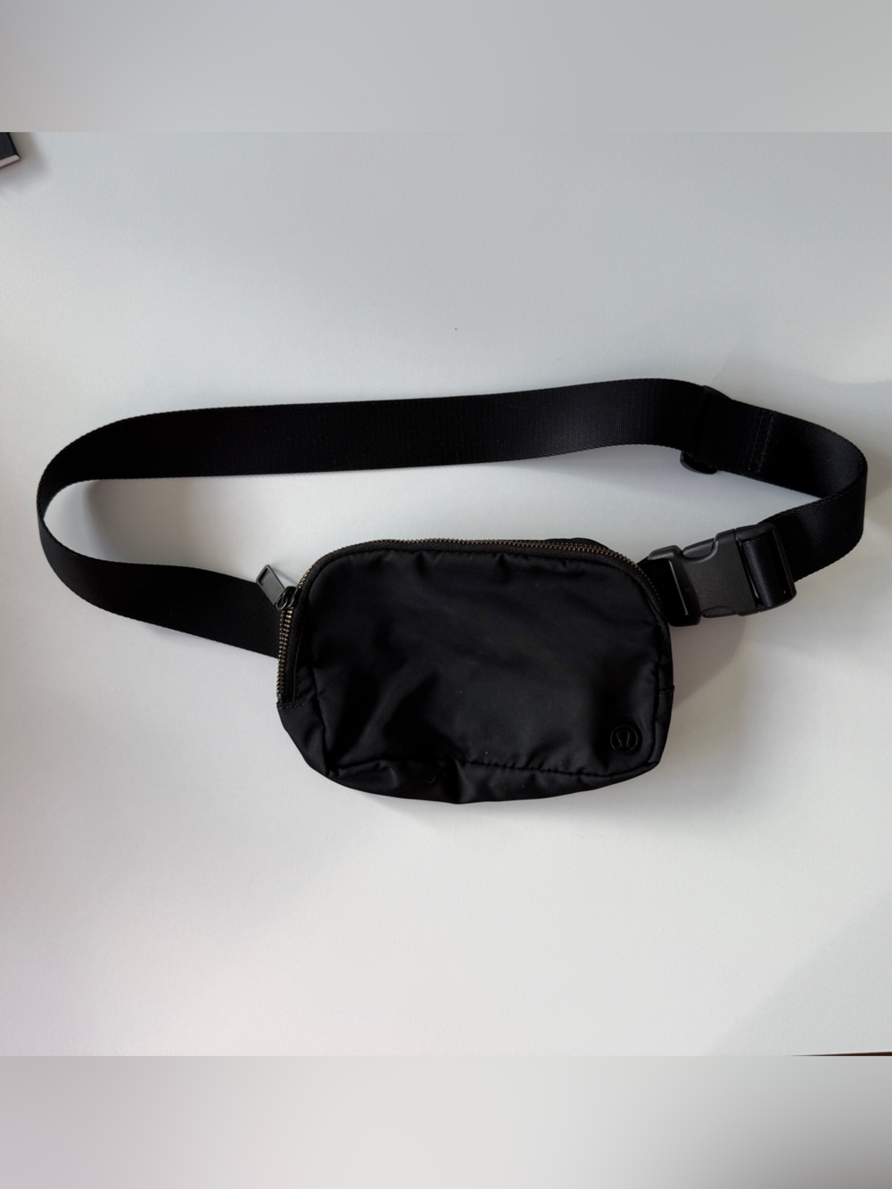 lululemon athletica Black Crossbody Waist Bag
